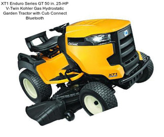 XT1 Enduro Series GT 50 in. 25-HP V-Twin Kohler Gas Hydrostatic Garden Tractor with Cub Connect Bluetooth