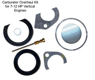 Carburetor Overhaul Kit for 7-12 HP Vertical Engines