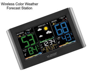 Wireless Color Weather Forecast Station