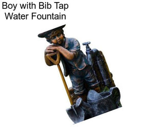 Boy with Bib Tap Water Fountain