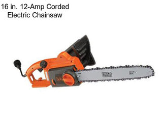 16 in. 12-Amp Corded Electric Chainsaw