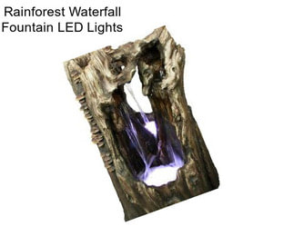 Rainforest Waterfall Fountain LED Lights