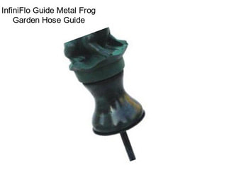 InfiniFlo Guide Metal Frog Garden Hose Guide