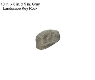 10 in. x 8 in. x 5 in. Gray Landscape Key Rock