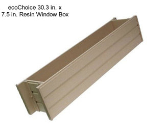 EcoChoice 30.3 in. x 7.5 in. Resin Window Box