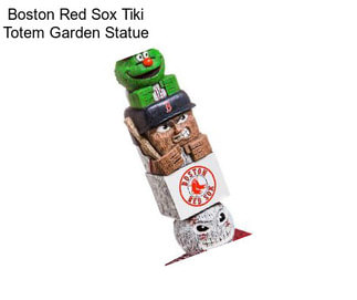 Boston Red Sox Tiki Totem Garden Statue