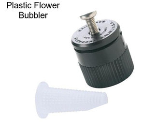 Plastic Flower Bubbler