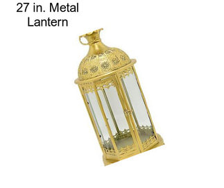 27 in. Metal Lantern