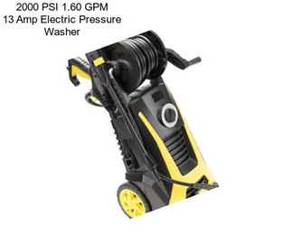 2000 PSI 1.60 GPM 13 Amp Electric Pressure Washer