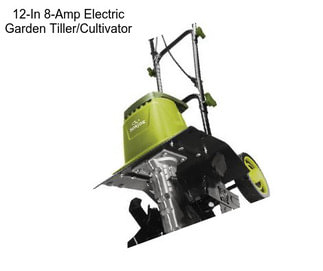 12-In 8-Amp Electric Garden Tiller/Cultivator