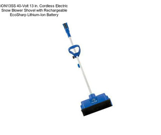 ION13SS 40-Volt 13 in. Cordless Electric Snow Blower Shovel with Rechargeable EcoSharp Lithium-Ion Battery