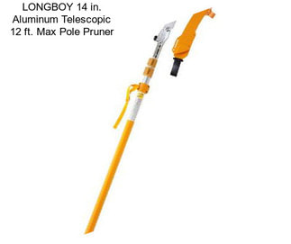 LONGBOY 14 in. Aluminum Telescopic 12 ft. Max Pole Pruner