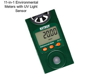 11-in-1 Environmental Meters with UV Light Sensor