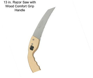 13 in. Razor Saw with Wood Comfort Grip Handle