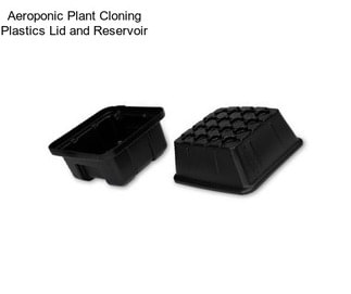 Aeroponic Plant Cloning Plastics Lid and Reservoir