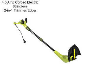 4.5 Amp Corded Electric Stringless 2-in-1 Trimmer/Edger