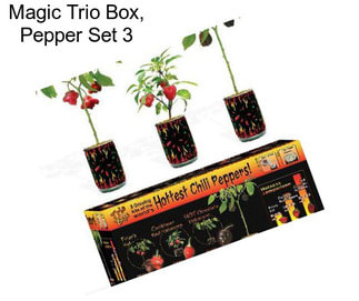 Magic Trio Box, Pepper Set 3