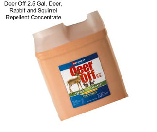 Deer Off 2.5 Gal. Deer, Rabbit and Squirrel Repellent Concentrate