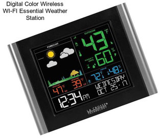 Digital Color Wireless WI-FI Essential Weather Station