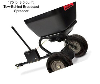 175 lb. 3.5 cu. ft. Tow-Behind Broadcast Spreader