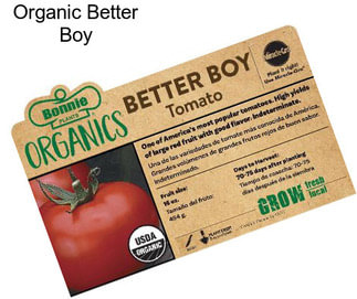 Organic Better Boy