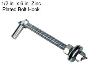 1/2 in. x 6 in. Zinc Plated Bolt Hook