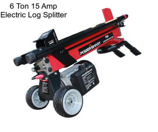 6 Ton 15 Amp Electric Log Splitter