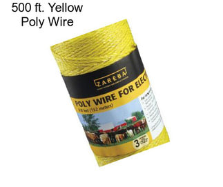 500 ft. Yellow Poly Wire