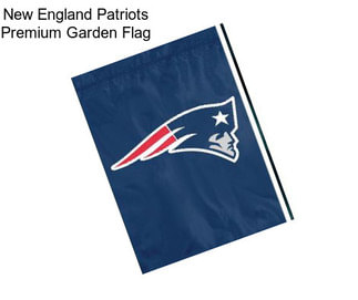 New England Patriots Premium Garden Flag