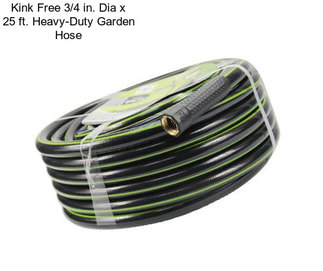 Kink Free 3/4 in. Dia x 25 ft. Heavy-Duty Garden Hose