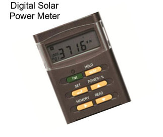 Digital Solar Power Meter