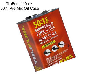 TruFuel 110 oz. 50:1 Pre Mix Oil Case