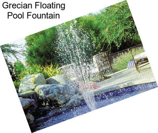 Grecian Floating Pool Fountain