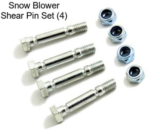 Snow Blower Shear Pin Set (4)