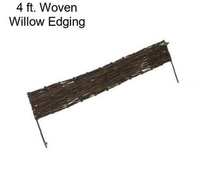 4 ft. Woven Willow Edging