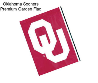 Oklahoma Sooners Premium Garden Flag