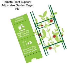 Tomato Plant Support Adjustable Garden Cage Kit