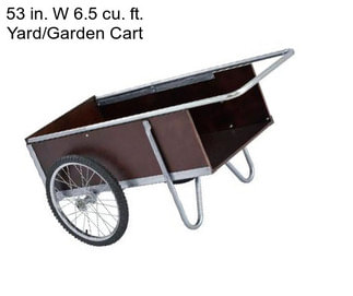 53 in. W 6.5 cu. ft. Yard/Garden Cart