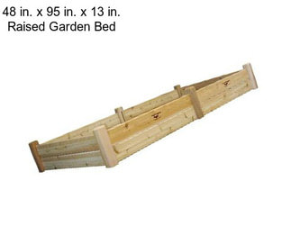 48 in. x 95 in. x 13 in. Raised Garden Bed