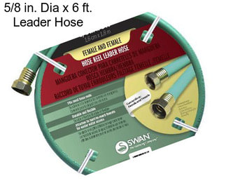 5/8 in. Dia x 6 ft. Leader Hose