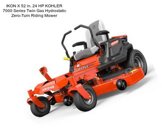 IKON X 52 in. 24 HP KOHLER 7000 Series Twin Gas Hydrostatic Zero-Turn Riding Mower