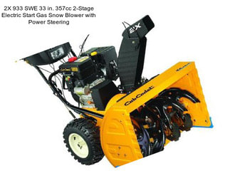 2X 933 SWE 33 in. 357cc 2-Stage Electric Start Gas Snow Blower with Power Steering