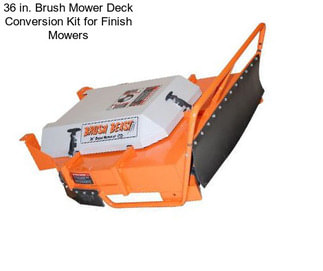 36 in. Brush Mower Deck Conversion Kit for Finish Mowers