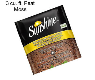 3 cu. ft. Peat Moss