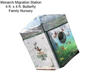 Monarch Migration Station 4 ft. x 4 ft. Butterfly Family Nursery