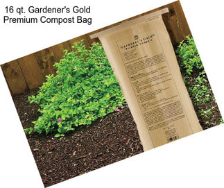 16 qt. Gardener\'s Gold Premium Compost Bag