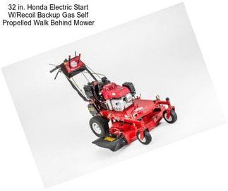 32 in. Honda Electric Start W/Recoil Backup Gas Self Propelled Walk Behind Mower