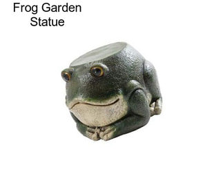 Frog Garden Statue