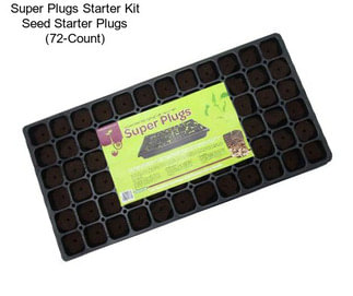 Super Plugs Starter Kit Seed Starter Plugs (72-Count)