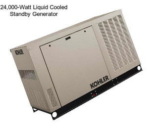 24,000-Watt Liquid Cooled Standby Generator